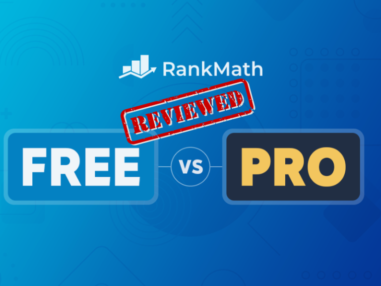 RankMath Free vs Pro Review